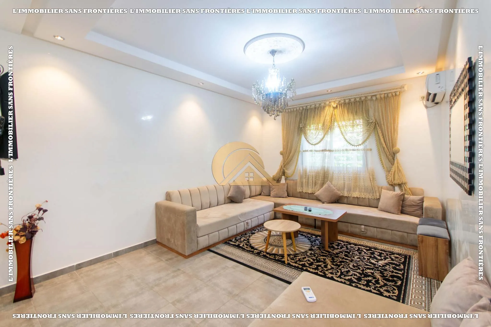 Appartement meublé à louer sur la Route d’Amizmiz, Marrakech – RDC avec jardin privé – 83 m² - مراكش (3)