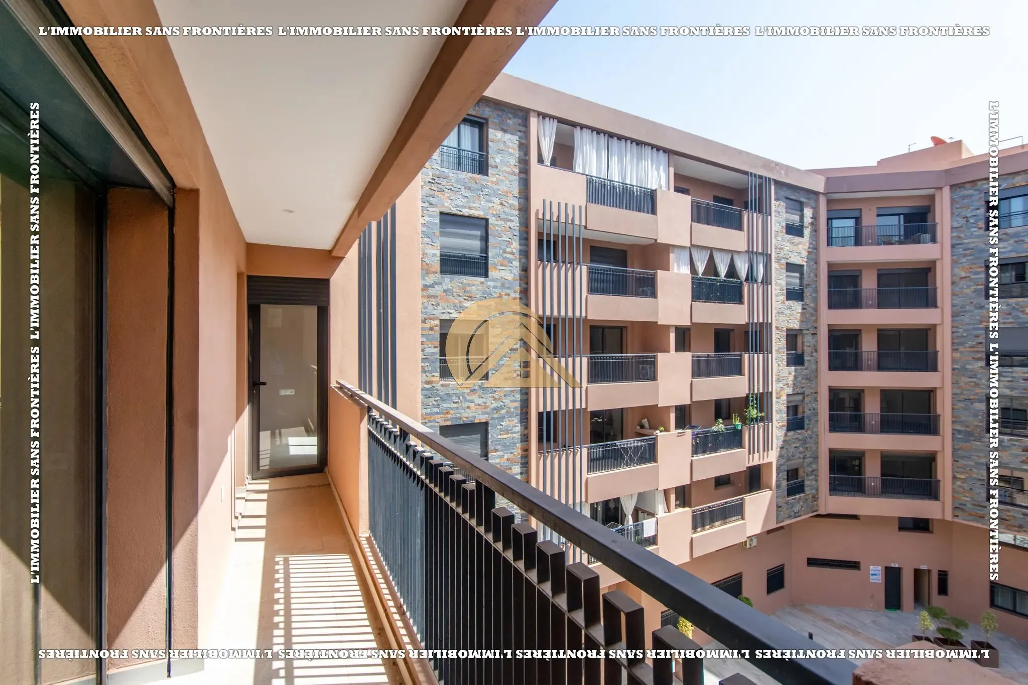 Appartement vide à louer à Guéliz, Marrakech – Terrasse et piscine – 71 m² - مراكش (4)