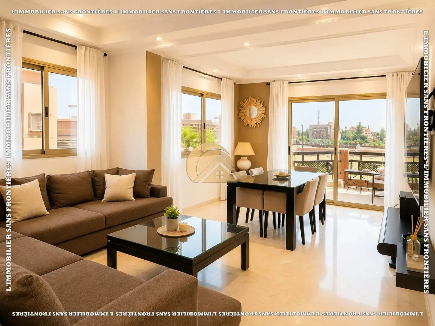 Appartement lumineux à louer à Hivernage — 87 m² - مراكش (3)