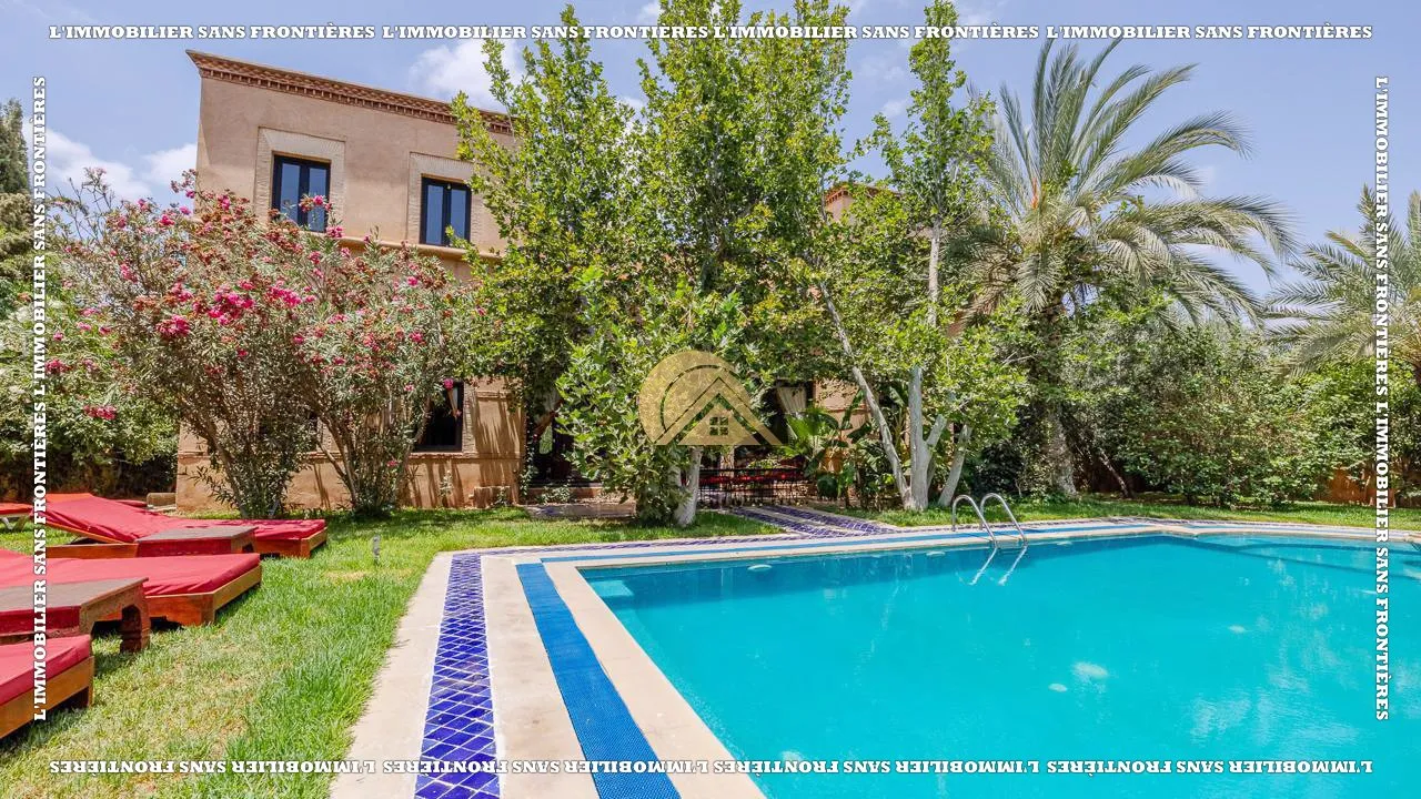 Villa à louer — Piscine privée – Amelkis, Marrakech - مراكش (3)