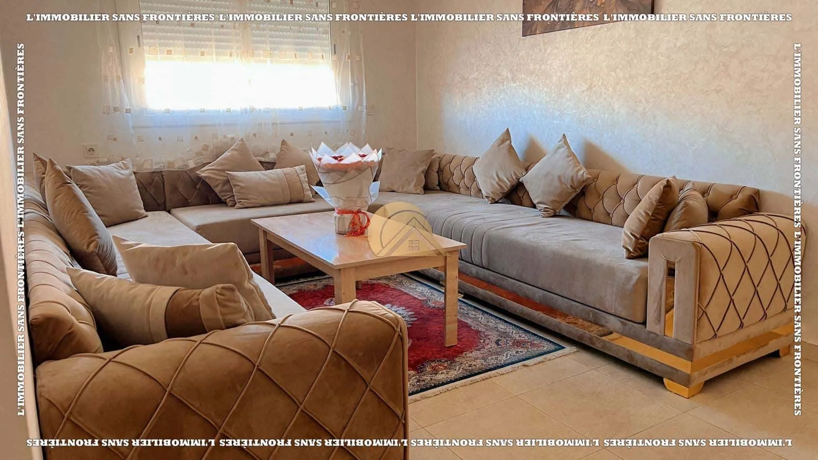 Appartement meublé à Jnane Awrad, Ascenseur + Parking sous-sol, Marrakech : à louer - مراكش (4)