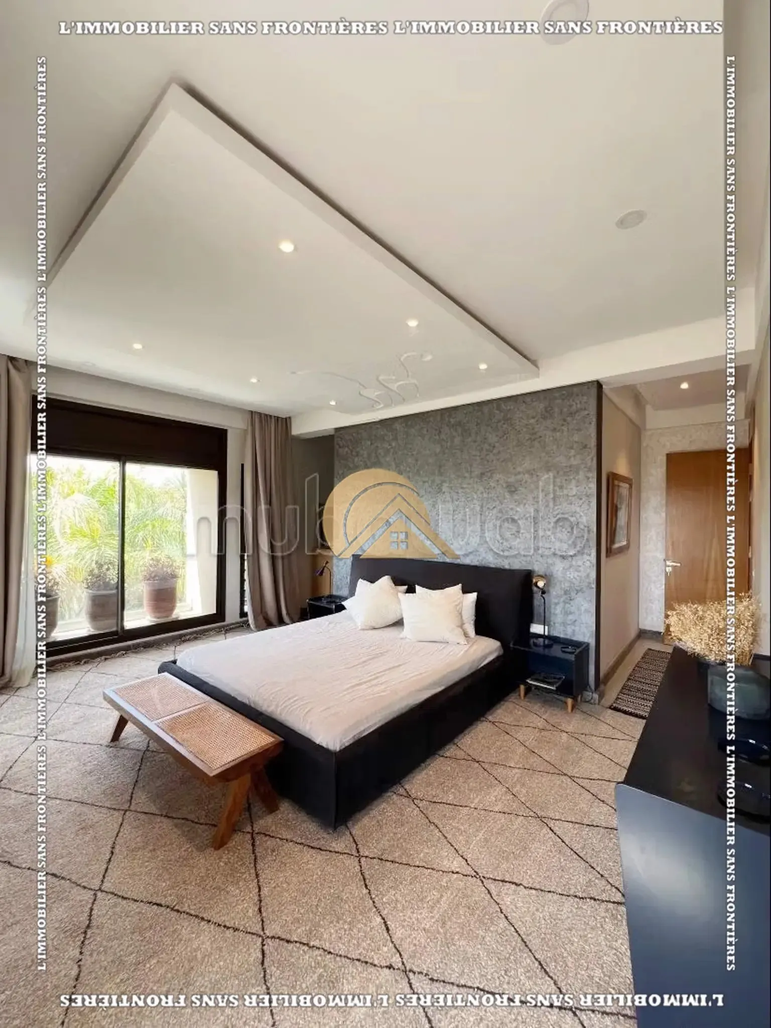 Villa meublée de standing à louer à Amelkis avec piscine privée - مراكش (2)