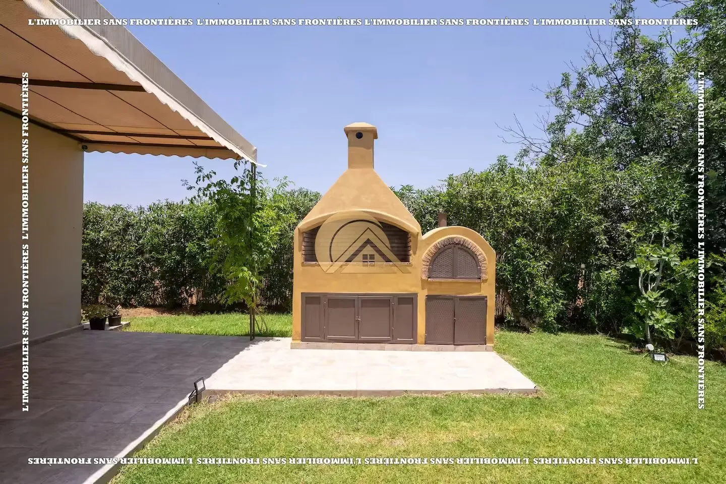 Villa de 2 500 m² à Tahannaout – 3 chambres, piscine, jardin avec oliviers et vue Atlas - مراكش (2)