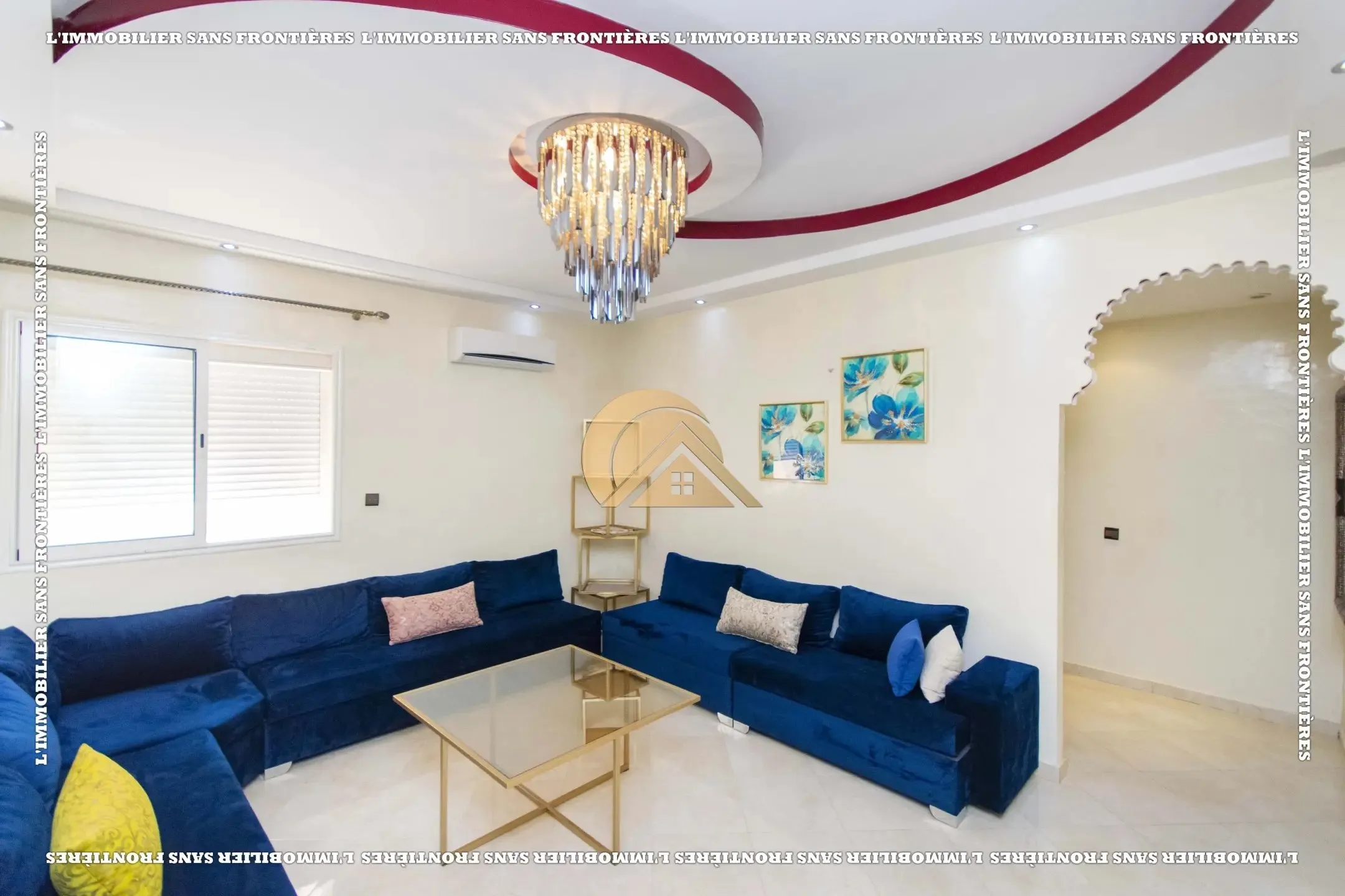 Appartement meublé de 90 m² à Mebrouka – Grande terrasse, 2 chambres et jardin collectif - مراكش (4)