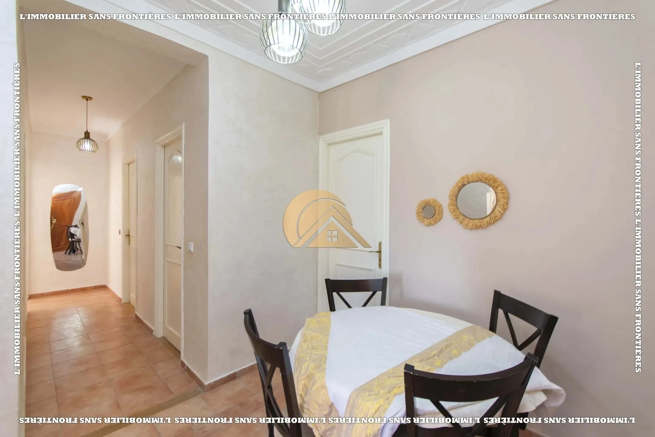 Appartement de 85 m² à louer à Najd – 2 chambres, double salon, séjour et jardin collectif - مراكش (2)