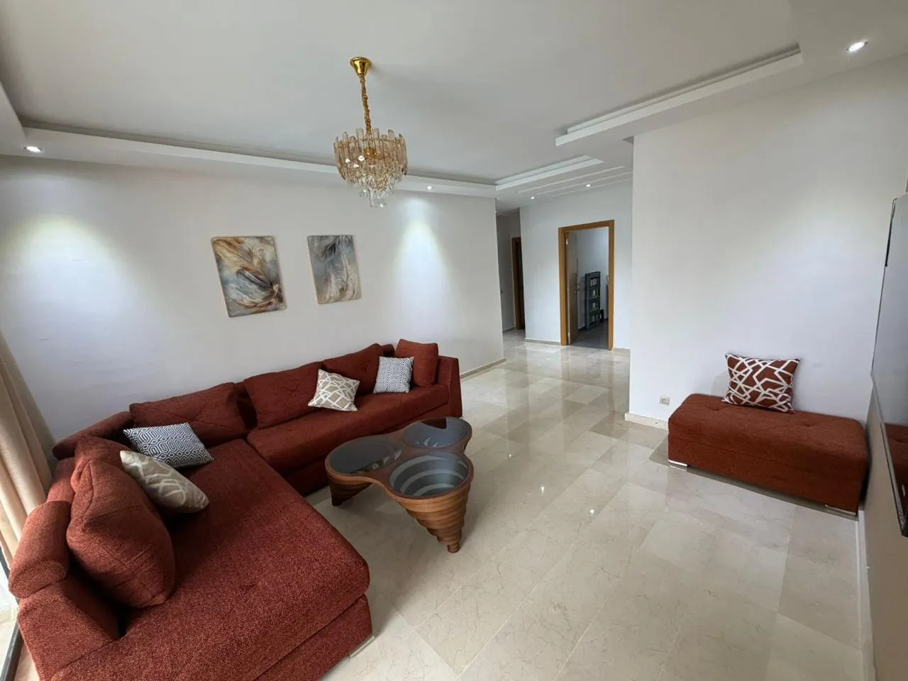 DAR BOUAZZA – APPARTEMENT MEUBLÉ NEUF À LOUER 2 CH - دار بوعزة (2)