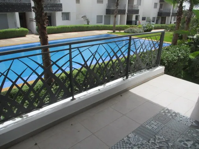 Dar Bouazza – Appartement en location dans résidence Vue piscine 3 CH - دار بوعزة