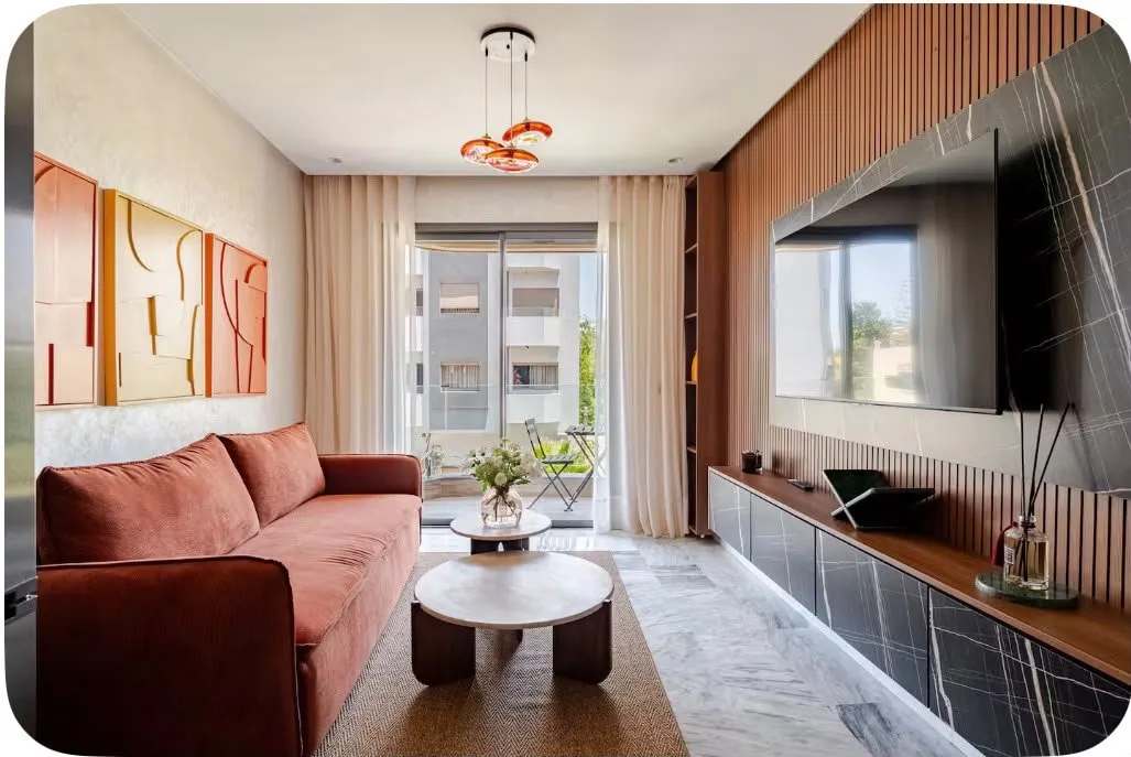 Studio meublé avec grande terrasse - الدار البيضاء (4)