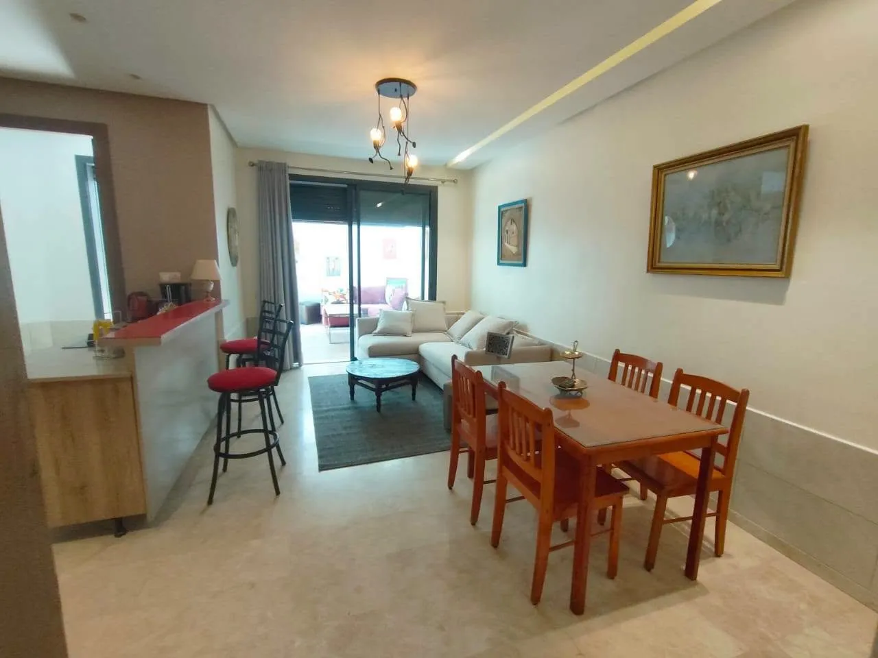 Studio terrasse meublé 70m² Oasis - الدار البيضاء (2)
