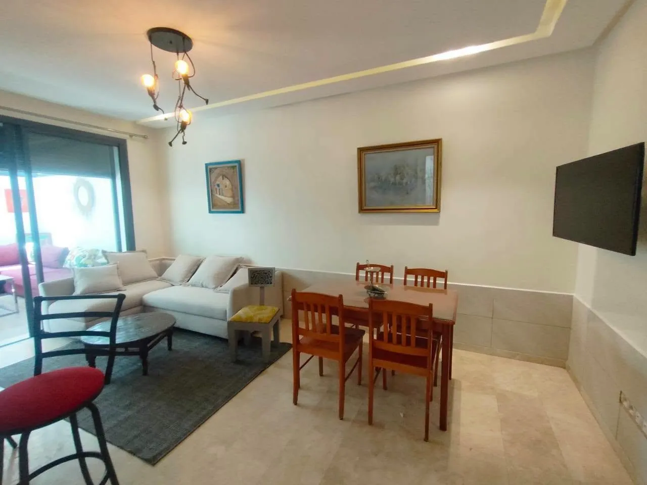 Studio terrasse meublé 70m² Oasis - الدار البيضاء (3)