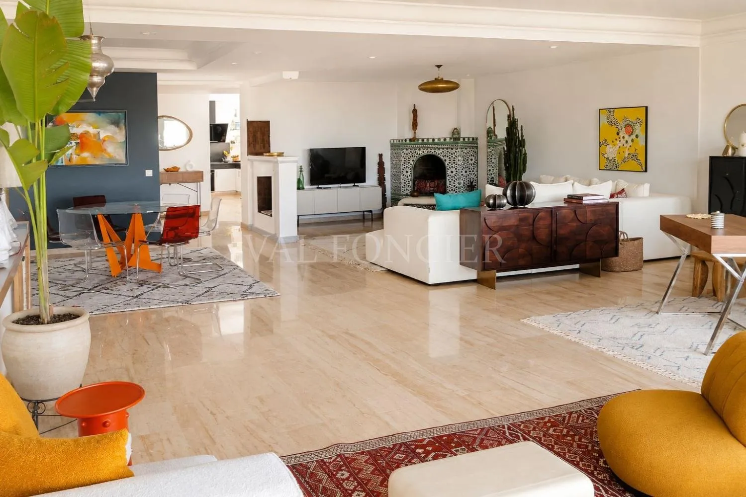 Location Superbe Appartement Meublé 255m2 3Chambres et Terrasse Palmier, Casablanca - الدار البيضاء (4)
