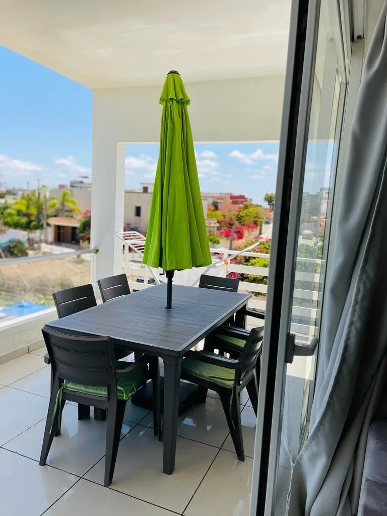 DAR BOUAZZA – BEL APPARTEMENT MEUBLÉ AVEC VUE MER À LOUER 2 CH - دار بوعزة (2)