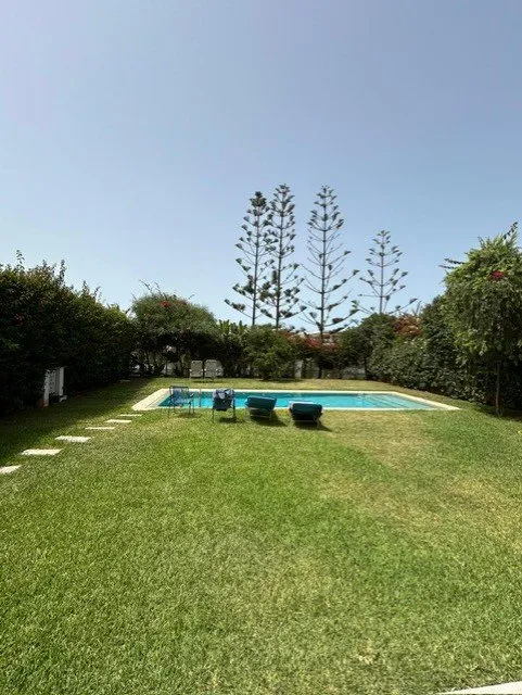 Dar Bouazza – Superbe villa de standing meublée à louer 4CH - دار بوعزة