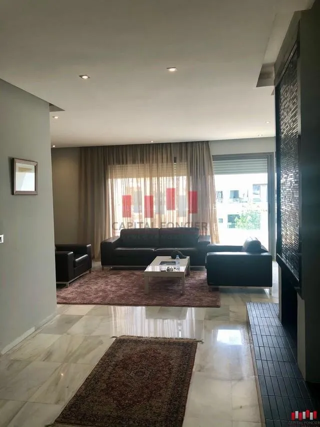 DEUX CHAMBRES MEUBLE AVEC VUE SUR PISCINE/BOUSKOURA - الدار البيضاء (2)