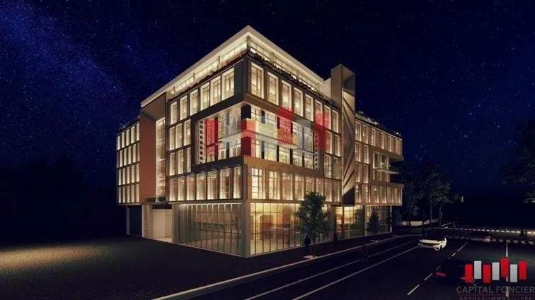 Immeuble neuf R +5 de 4.900 m de surface utile a la location en plein quartier CIL Ref i 22 8 - الدار البيضاء (3)