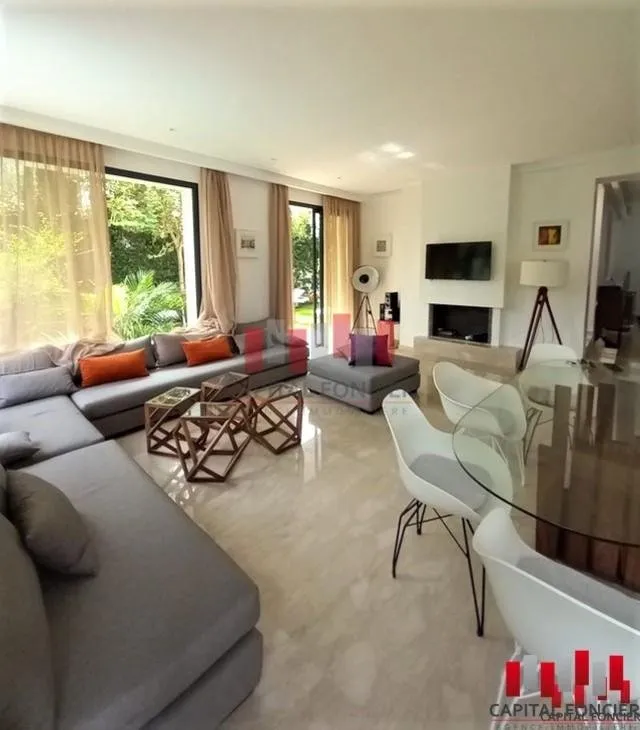DAR BOUAZZA /BELLE VILLA MEUBLEE  EN RESIDENCE FERMEE - الدار البيضاء (3)