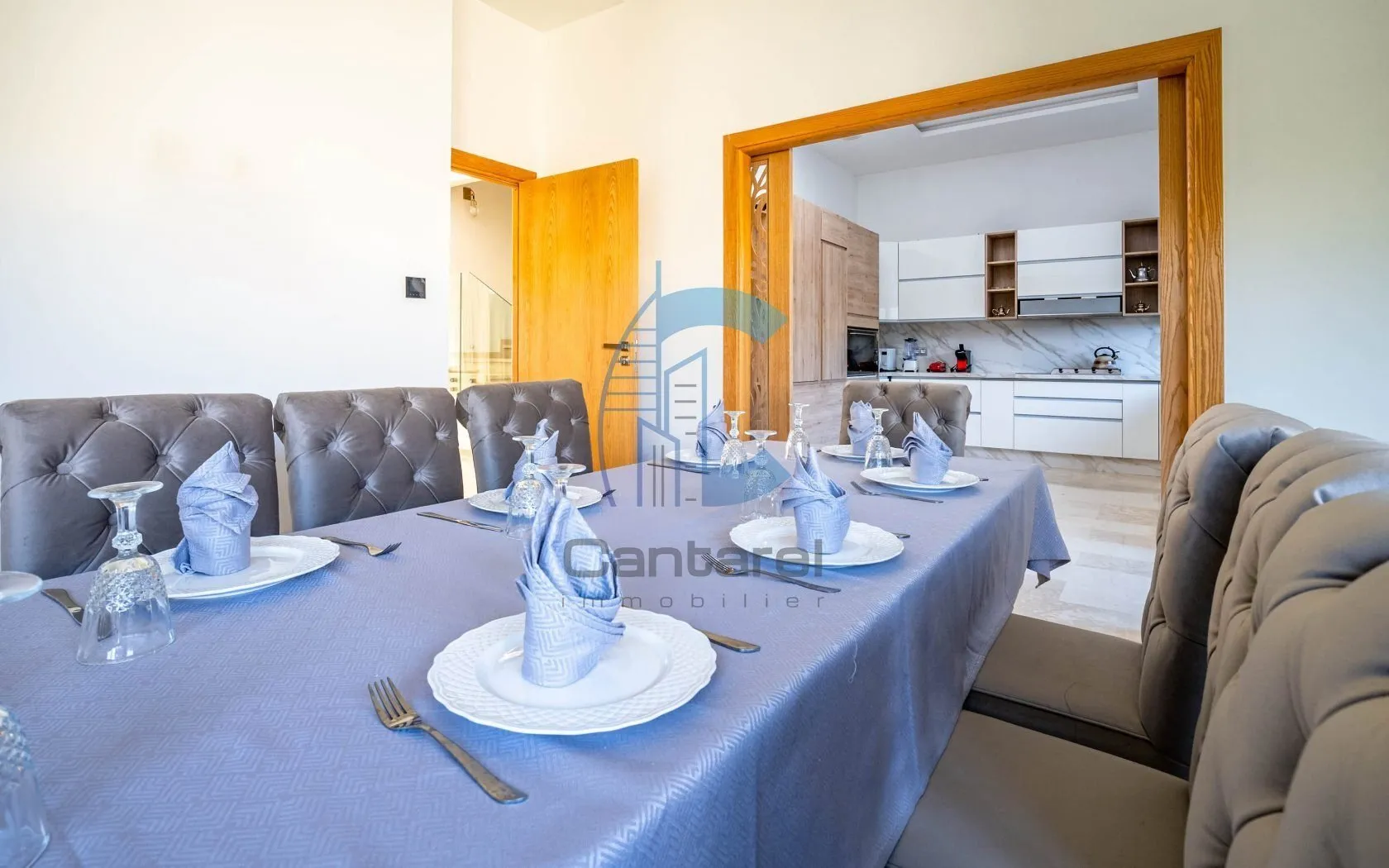 LOCATION VILLA MODERNE 5 CHAMBRES MEUBLÉE AVEC PISCINE À L'AGDAL MARRAKECH - EXCLUSIVITÉ - مراكش (4)