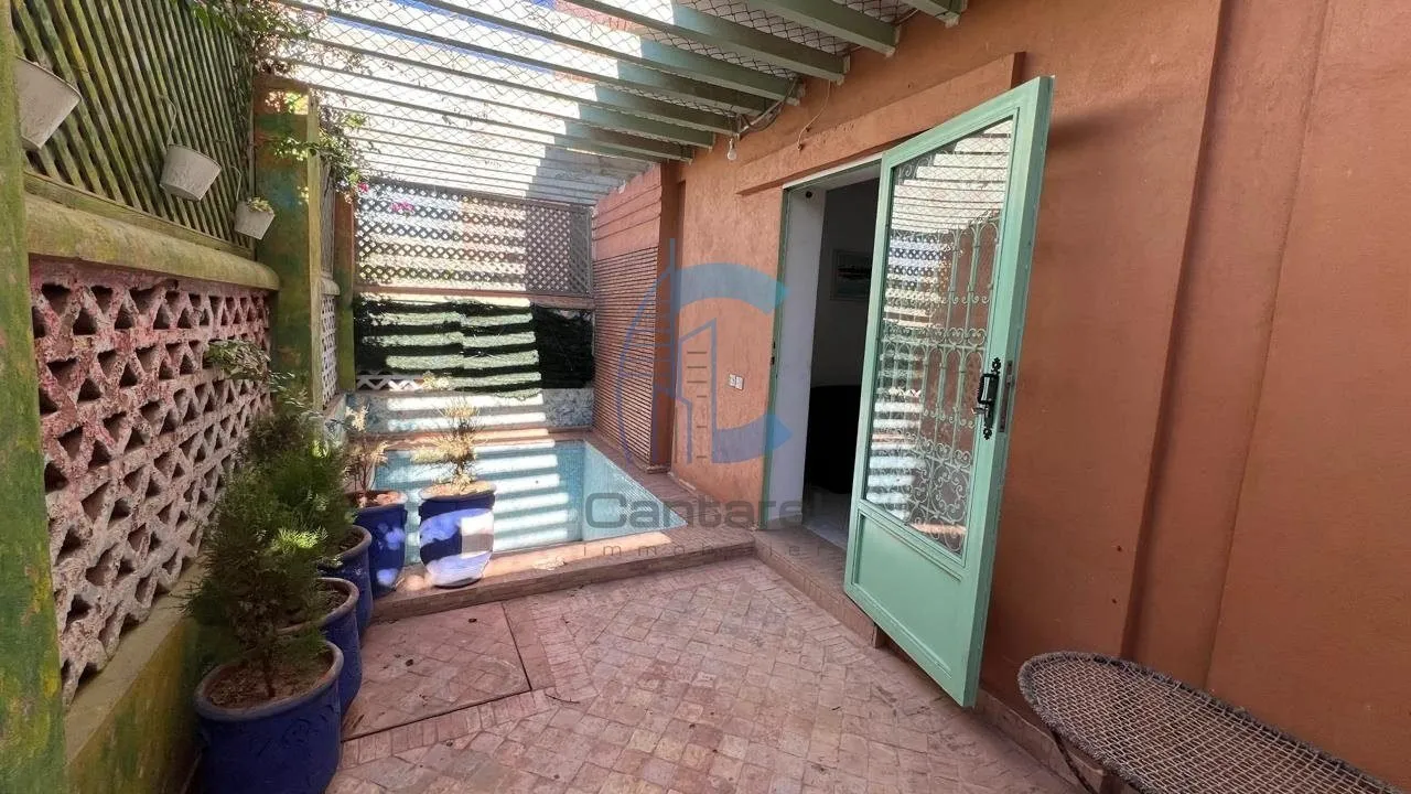 APPARTEMENT 2 CHAMBRES VIDE AVEC TERRASSE ET BASSIN À LOUER – AGDAL MARRAKECH - مراكش (4)