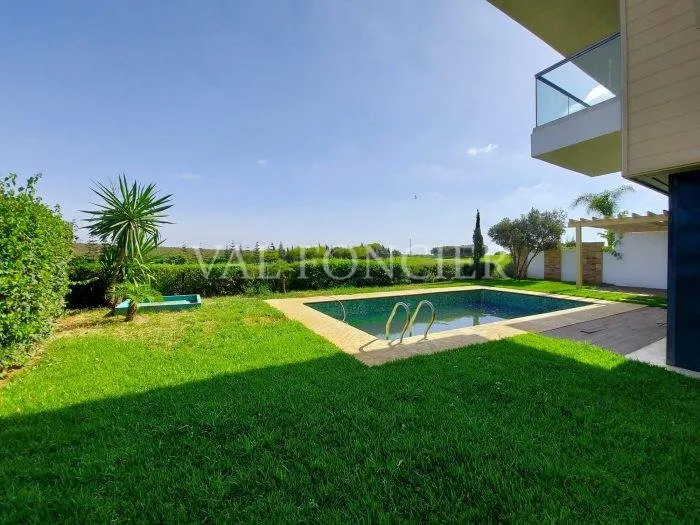 Location Villa Front de Golf 600m2 avec Piscine Palmeraie Bouskoura - الدار البيضاء (2)