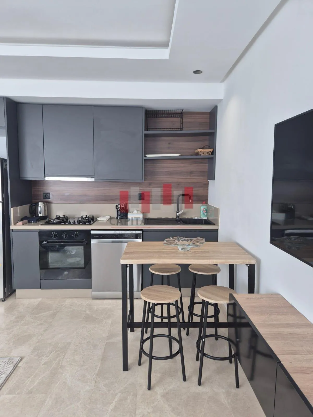 SUPERBE APPARTEMENT 1 CHAMBRE / SALON / MEUBLE / BOUSKOURA - الدار البيضاء (3)