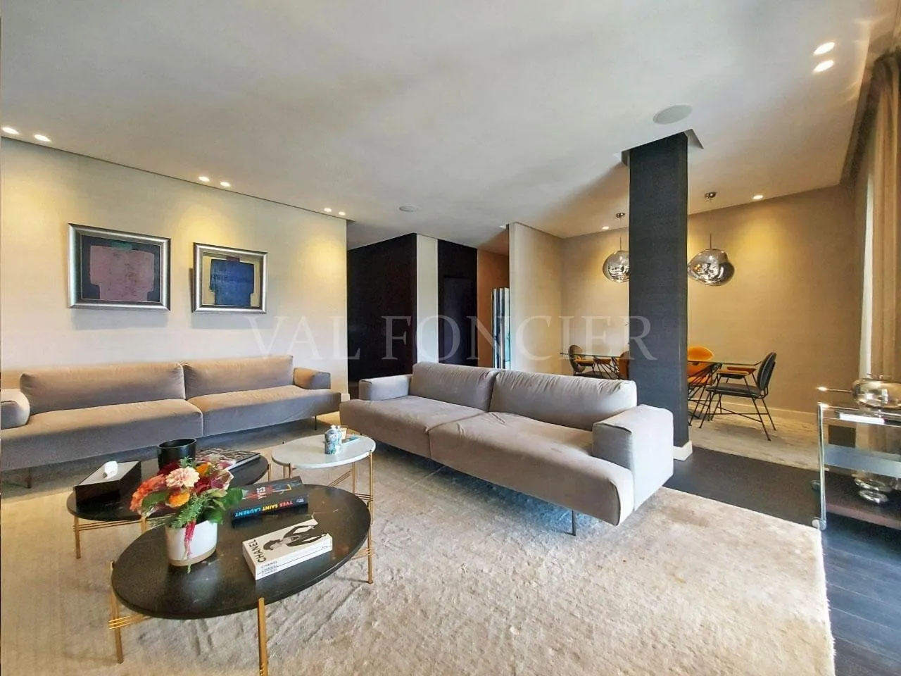 Location superbe appartement 3chambres avec terrasse étage élevé CFC, Casablanca - الدار البيضاء (2)