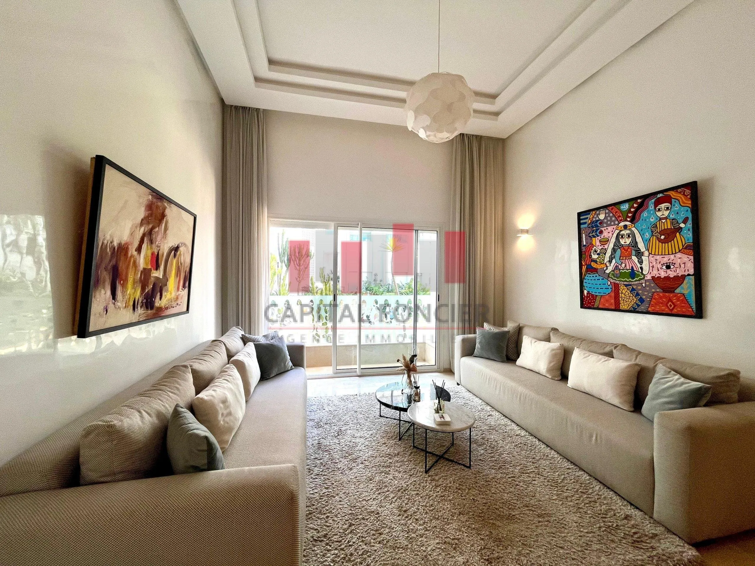 SUPERBE APPARTEMENT - RESIDENCE SECURISEE - الدار البيضاء