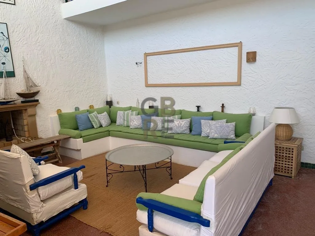Duplex vue sur mer en location meublée à Harhoura - الرباط