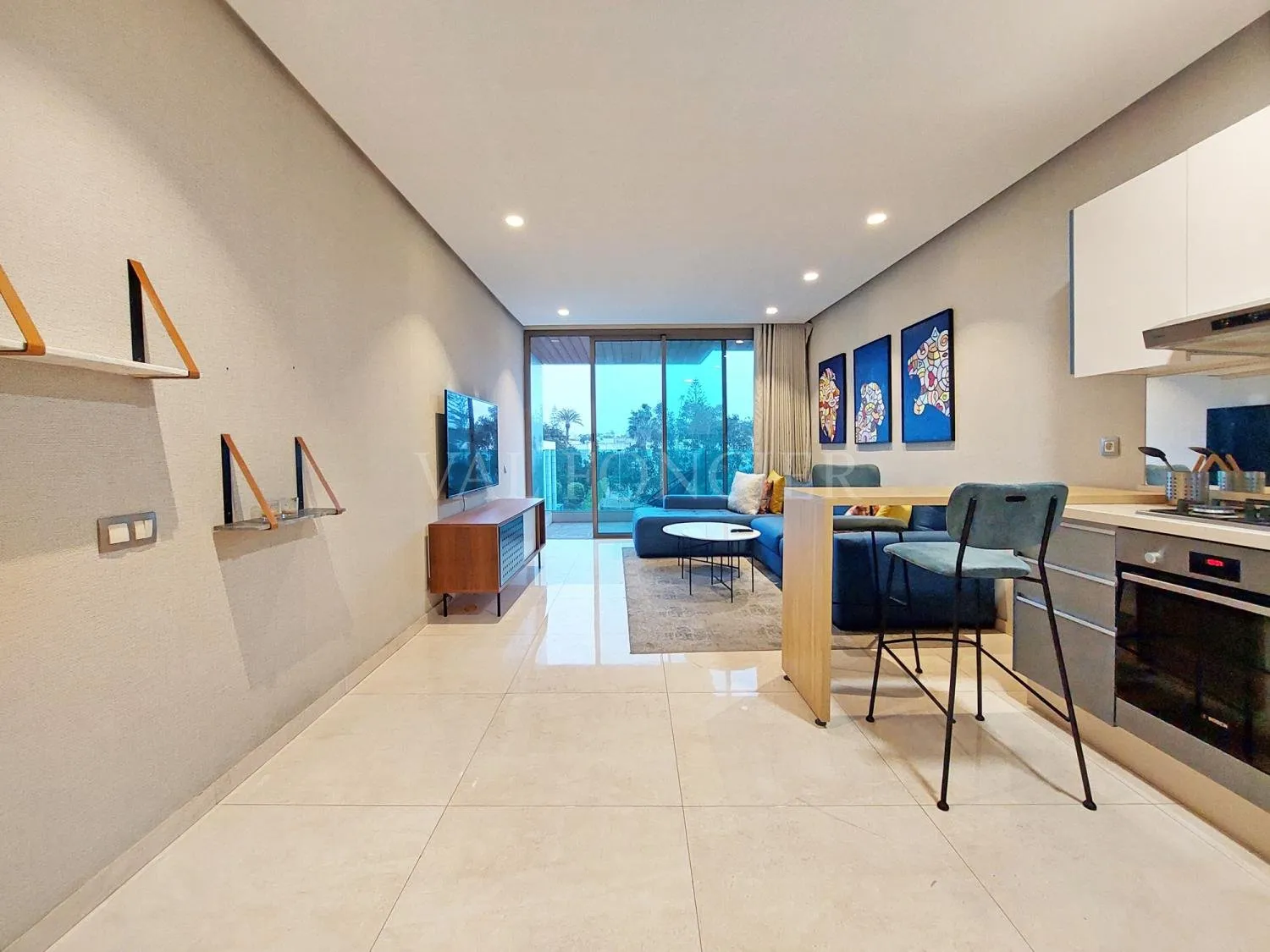 Location Studio Neuf Meublé Ultra Moderne avec terrasses Anfa, Casablanca - الدار البيضاء (2)