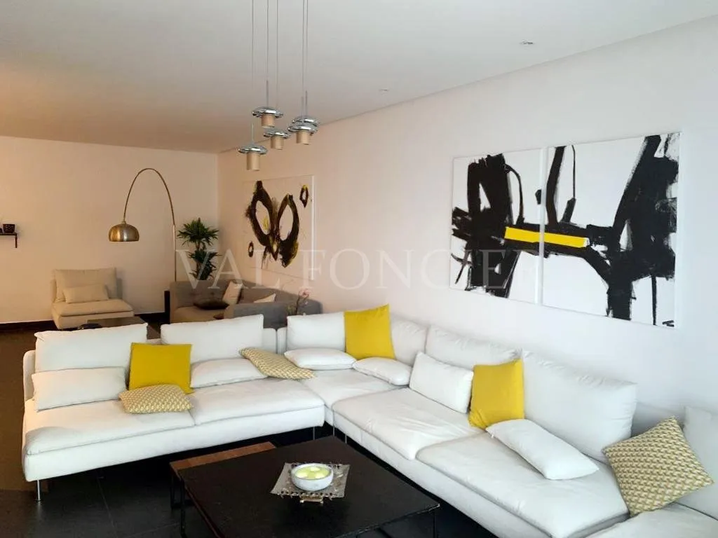 Location Superbe Appartement meublé 165m2 2chambres avec terrasse vue mer Marina, Casablanca - الدار البيضاء (3)