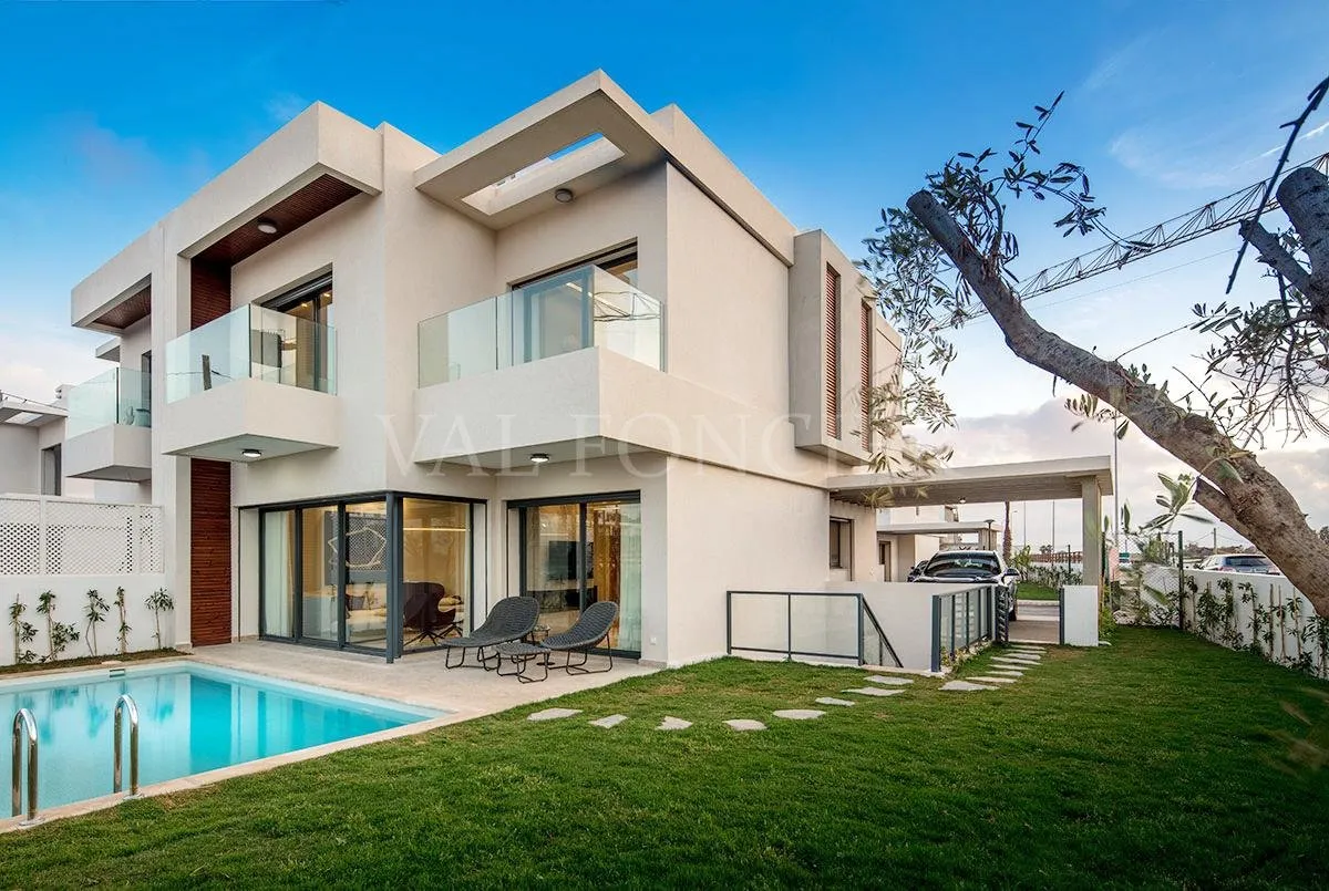 Location villa moderne neuve 4chambres avec piscine Ain Diab, Casablanca - الدار البيضاء