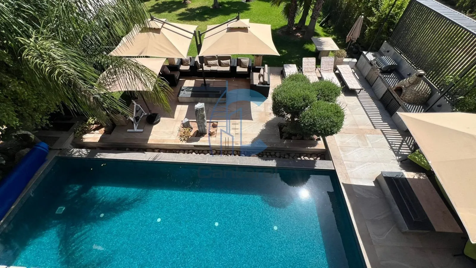 VILLA 5 CHAMBRES MEUBLÉE AVEC PISCINE ET POOL HOUSE À LOUER - ARGAN GOLF MARRAKECH - مراكش (2)