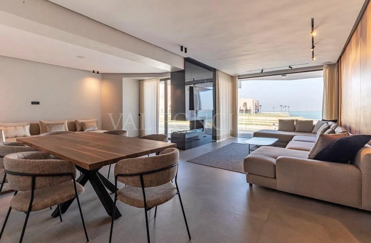 Location Exceptionnel appartement meublé 291m2 avec terrasse et vue sur mer La Corniche, Casablanca - الدار البيضاء (2)