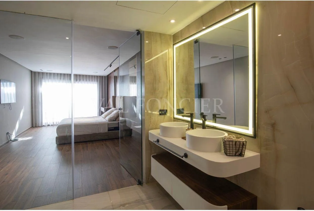 Location Exceptionnel appartement meublé 291m2 avec terrasse et vue sur mer La Corniche, Casablanca - الدار البيضاء (4)