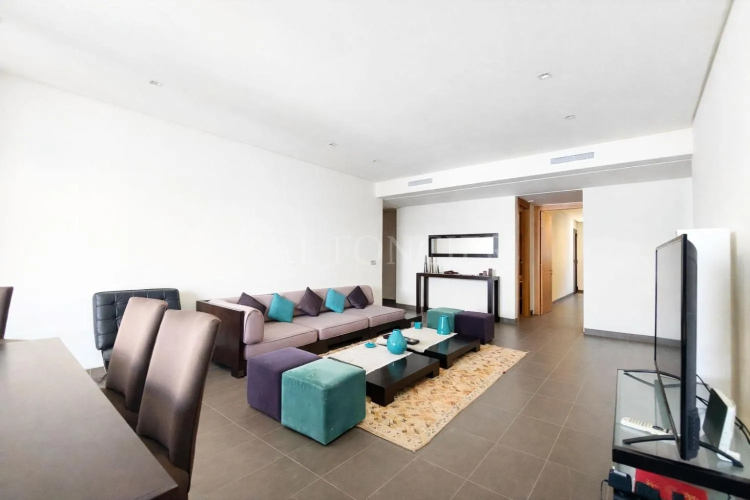 Location luxueux Appartement Meublé 2chambres 144m2 avec terrasse pied dans l'eau, Ain diab - الدار البيضاء (2)