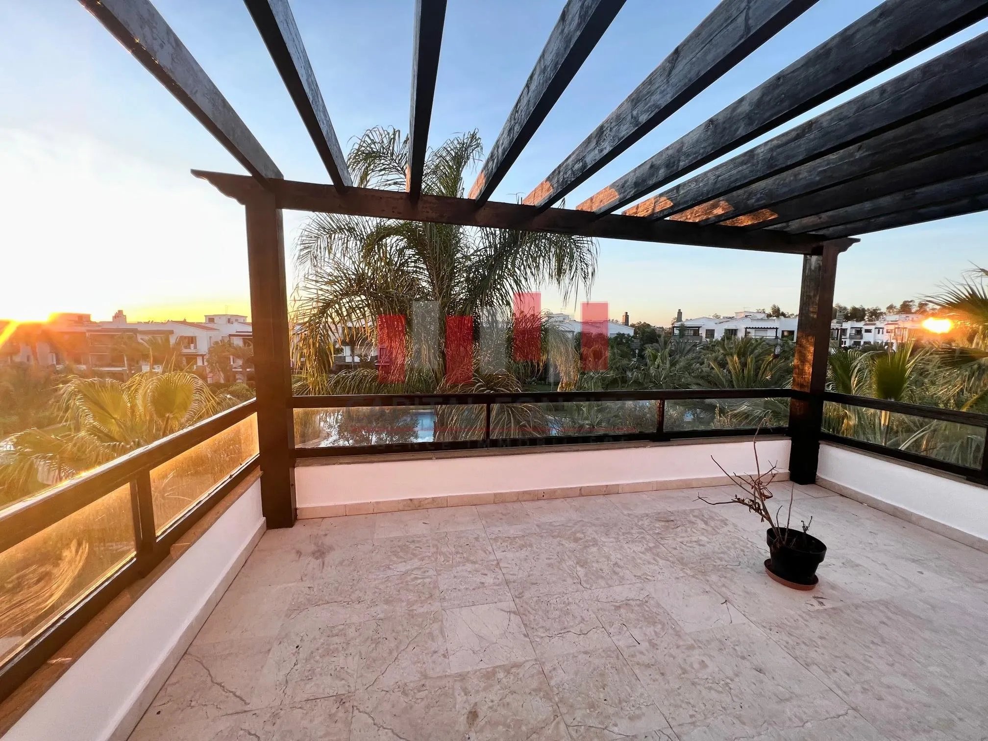 MAGNIFIQUE APPARTEMENT / SANS VIS A VIS / 3 CHAMBRES / BOUSKOURA - الدار البيضاء