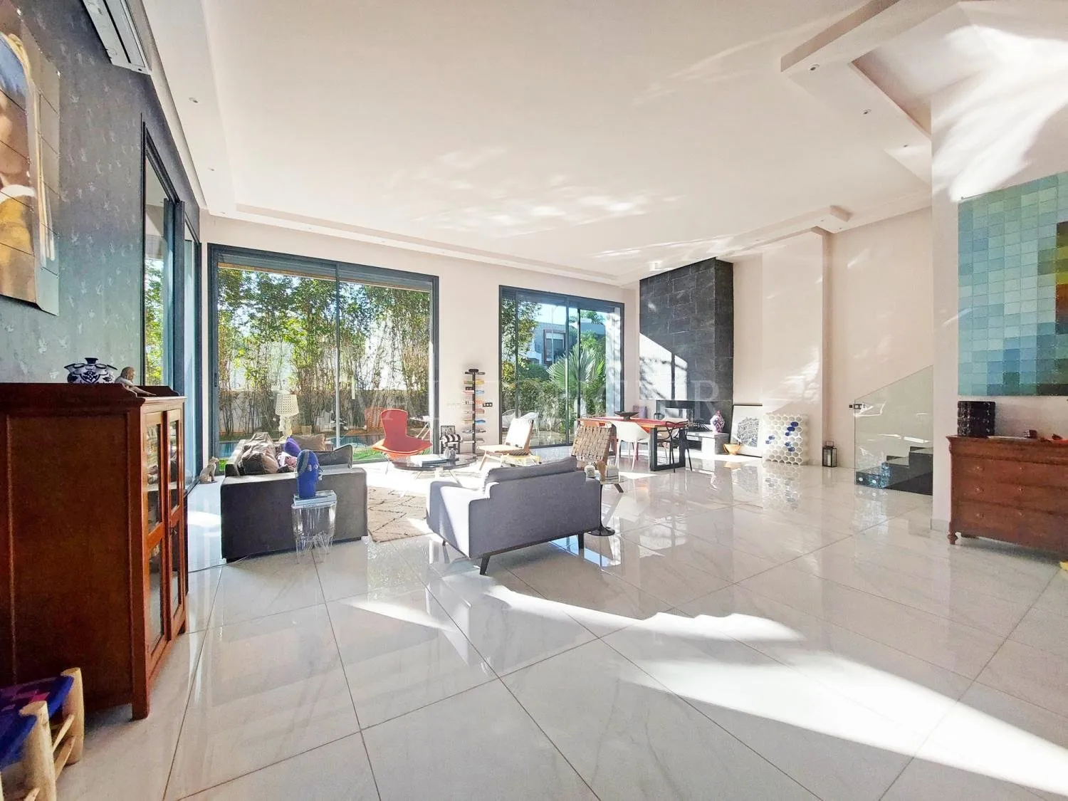 Location exceptionnelle villa moderne 4chambres avec piscine Ain Diab, Casablanca - الدار البيضاء (4)