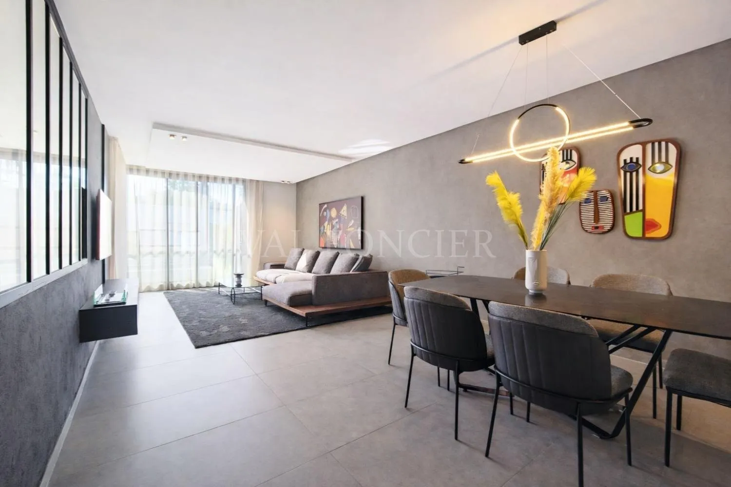 Location exceptionnel appartement 2chambres meublé moderne avec terrasse Palmier, Casablanca - الدار البيضاء