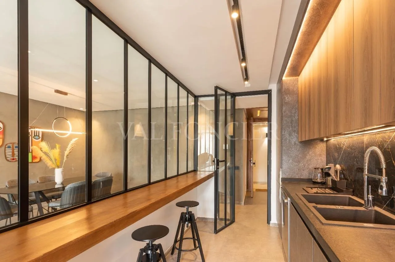 Location exceptionnel appartement 2chambres meublé moderne avec terrasse Palmier, Casablanca - الدار البيضاء (4)