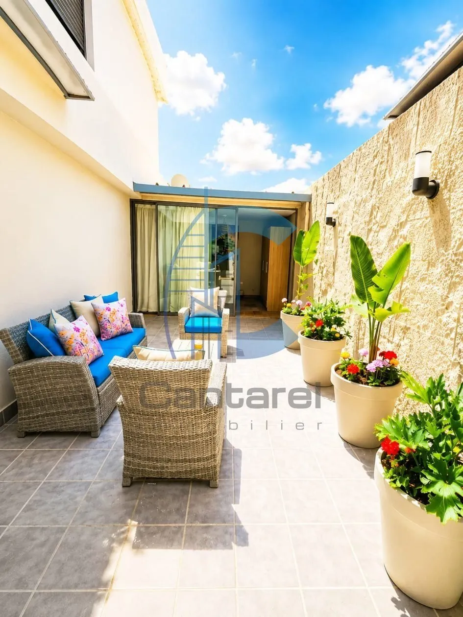 CIL – Magnifique appartement meublé avec terrasse - الدار البيضاء (2)