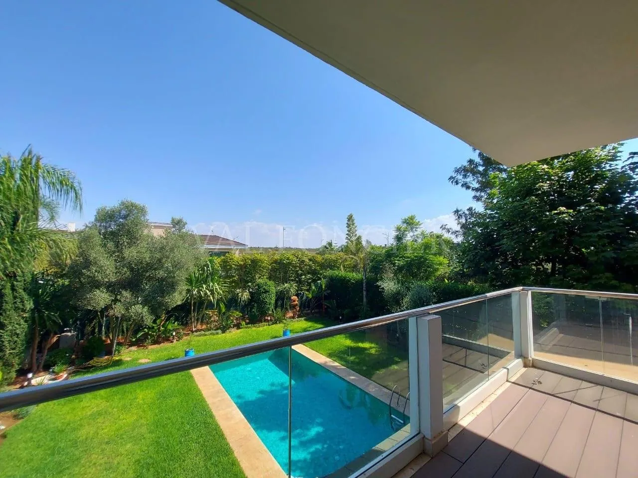 Location appartement 175m2 3chambres avec piscine et Rooftop, Bouskoura - الدار البيضاء (4)