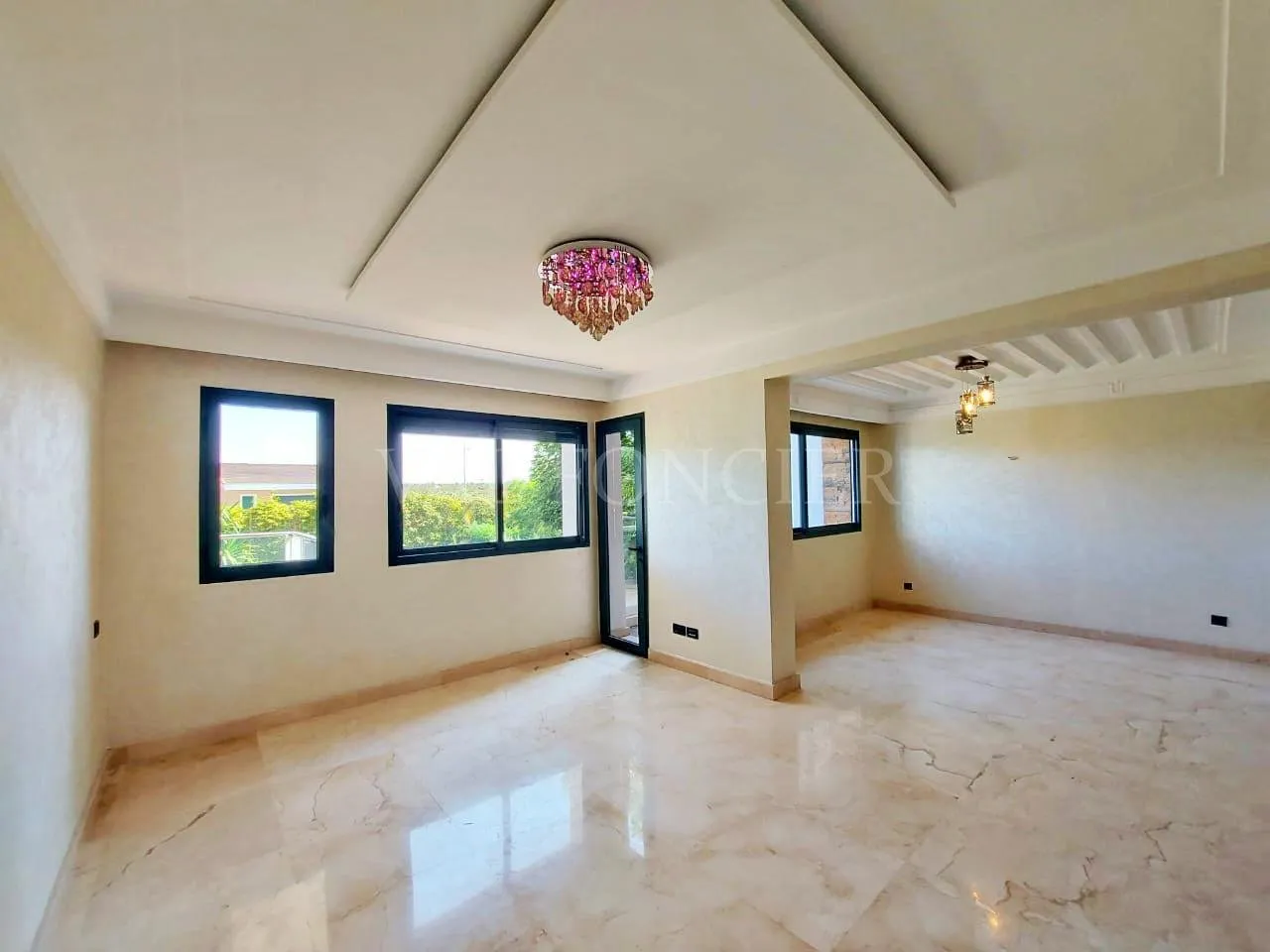 Location appartement 175m2 3chambres avec piscine et Rooftop, Bouskoura - الدار البيضاء (3)