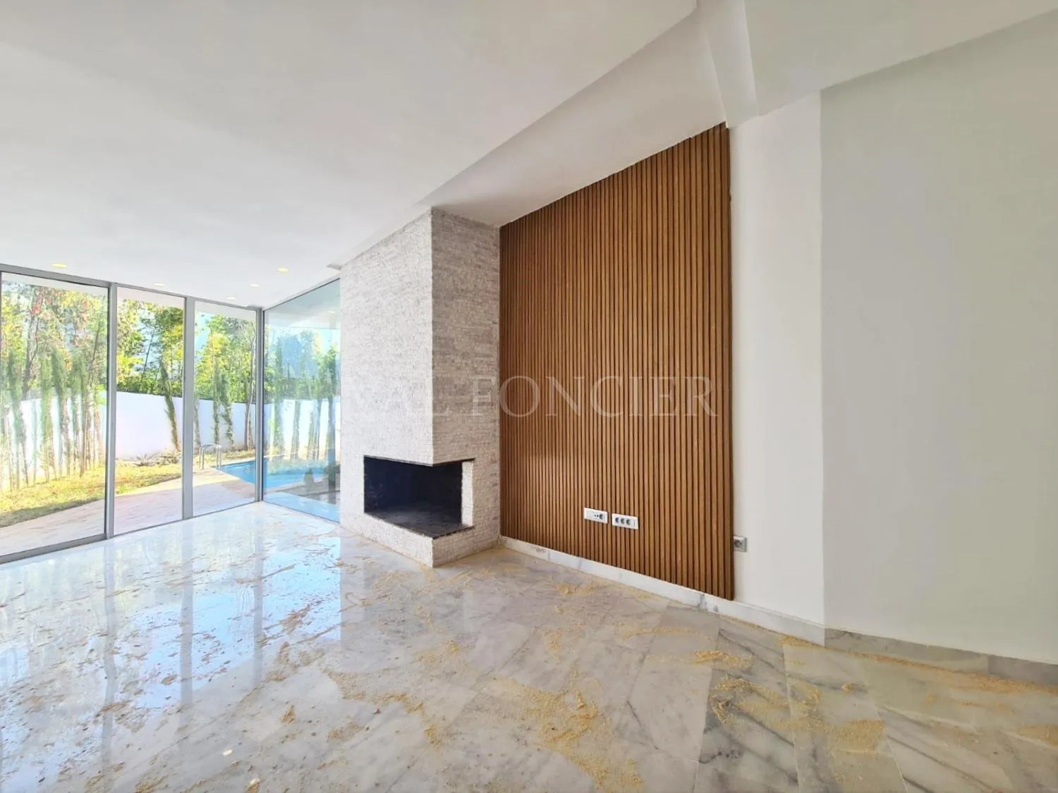 Location très belle villa contemporaine 3chambres avec piscine Ville verte Bouskoura - الدار البيضاء (2)