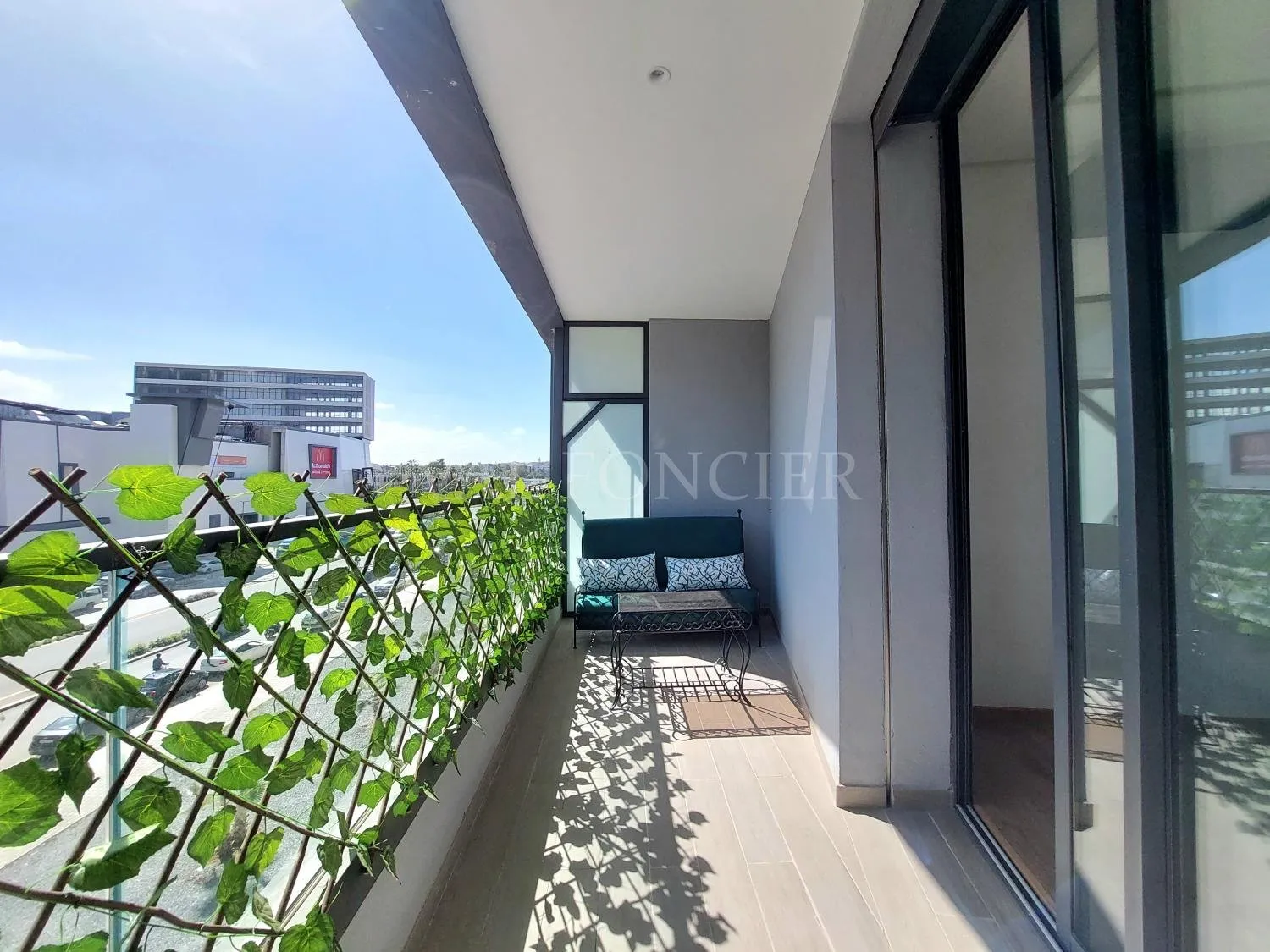 Location bel Appartement neuf meublé 2chambres avec terrasse CFC, Casablanca - الدار البيضاء