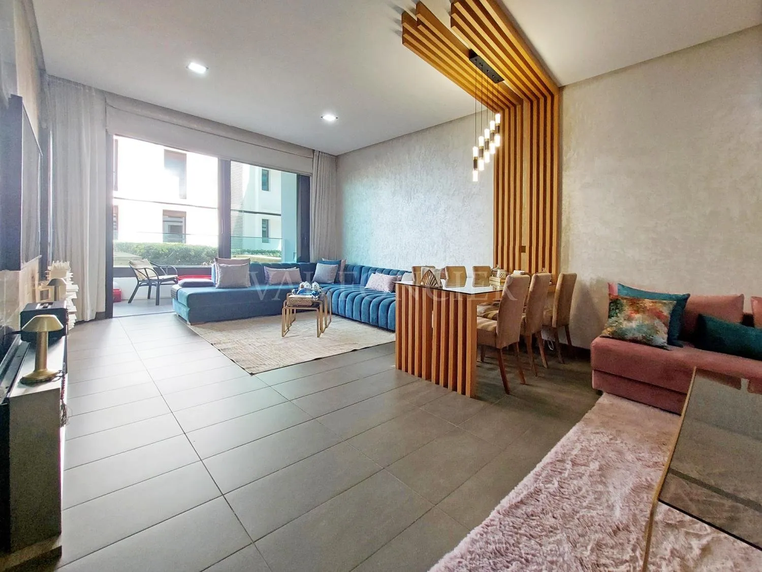 Location appartement 2chambres avec terrasse et vue mer Anfa Place - الدار البيضاء