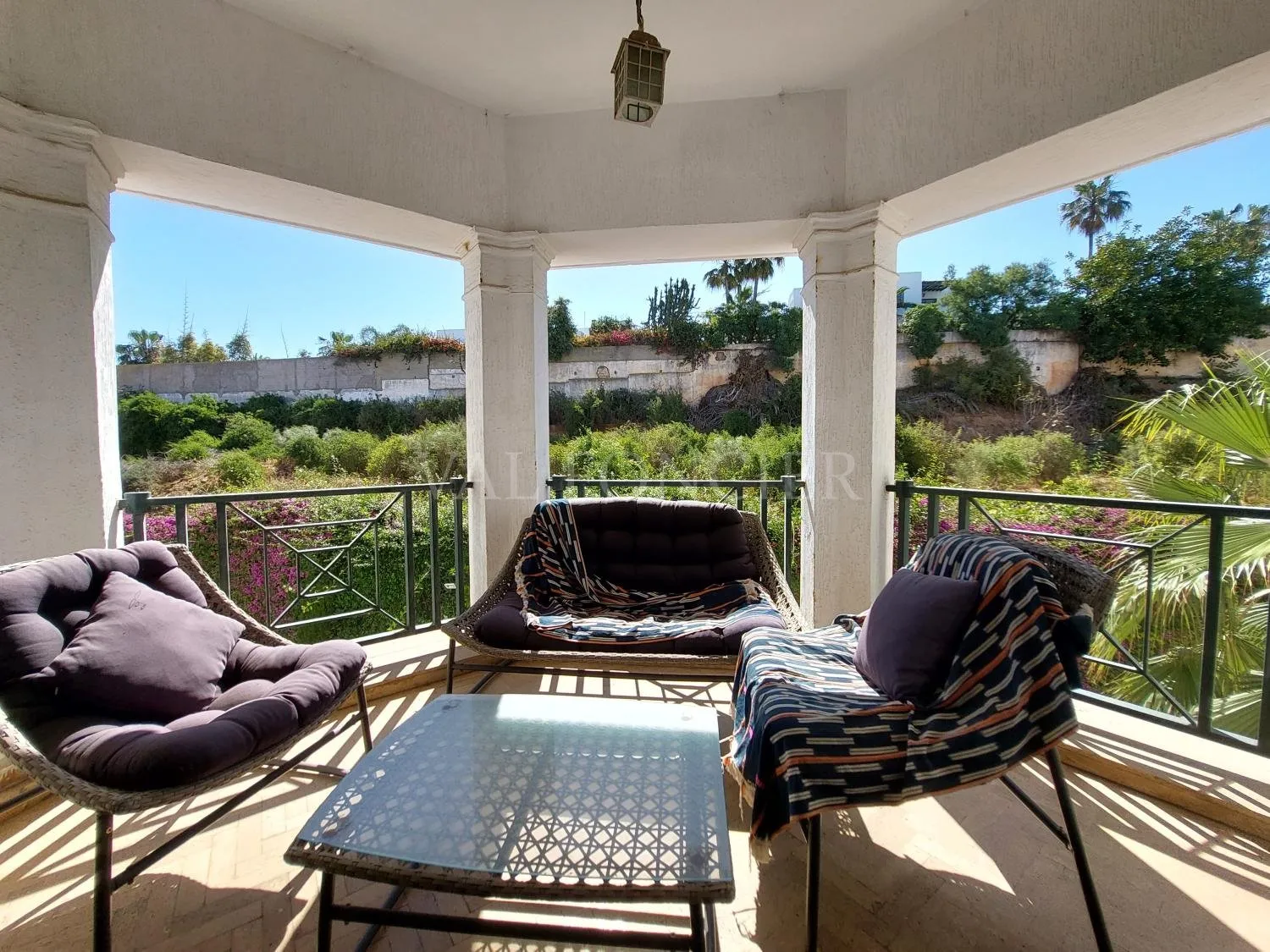 Location appartement meublé 3chambres 180m2 avec Terrasse Ain Diab, Casablanca - الدار البيضاء
