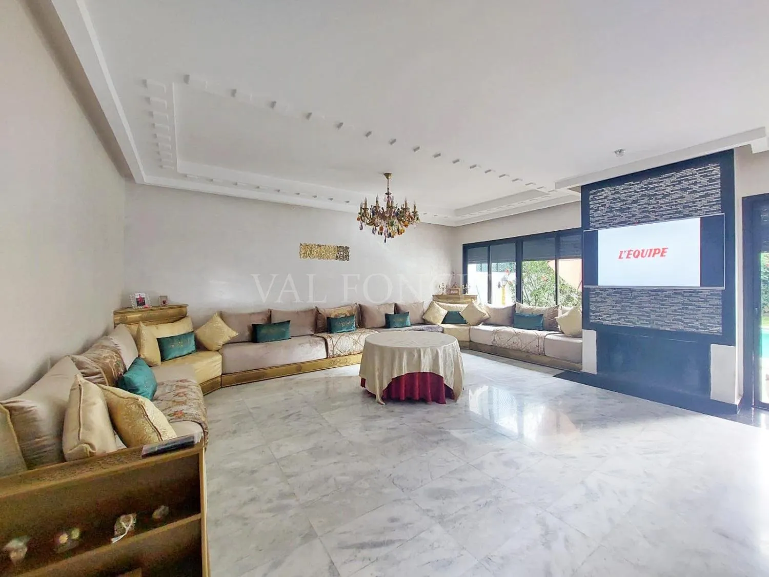 Location villa 4chambres avec piscine à Prestigia, Bouskoura ville verte - الدار البيضاء (4)
