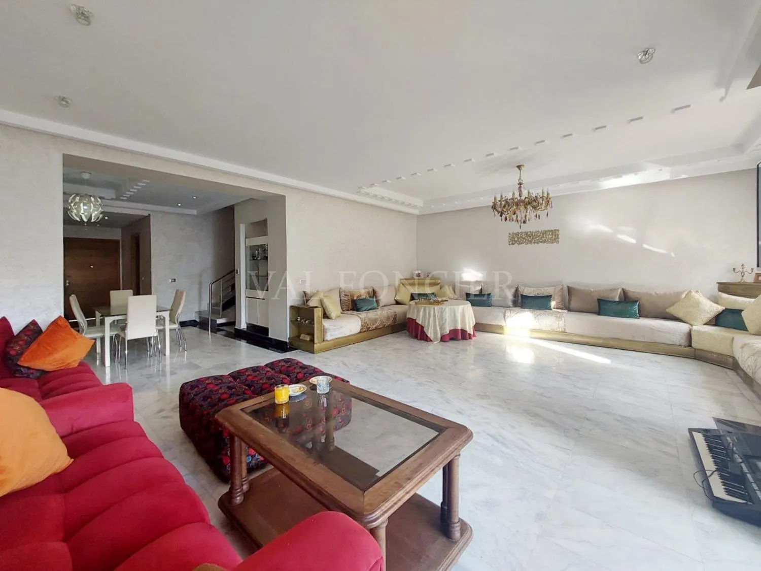 Location villa de 281m2 4chambres avec piscine à Prestigia, Bouskoura - الدار البيضاء (4)