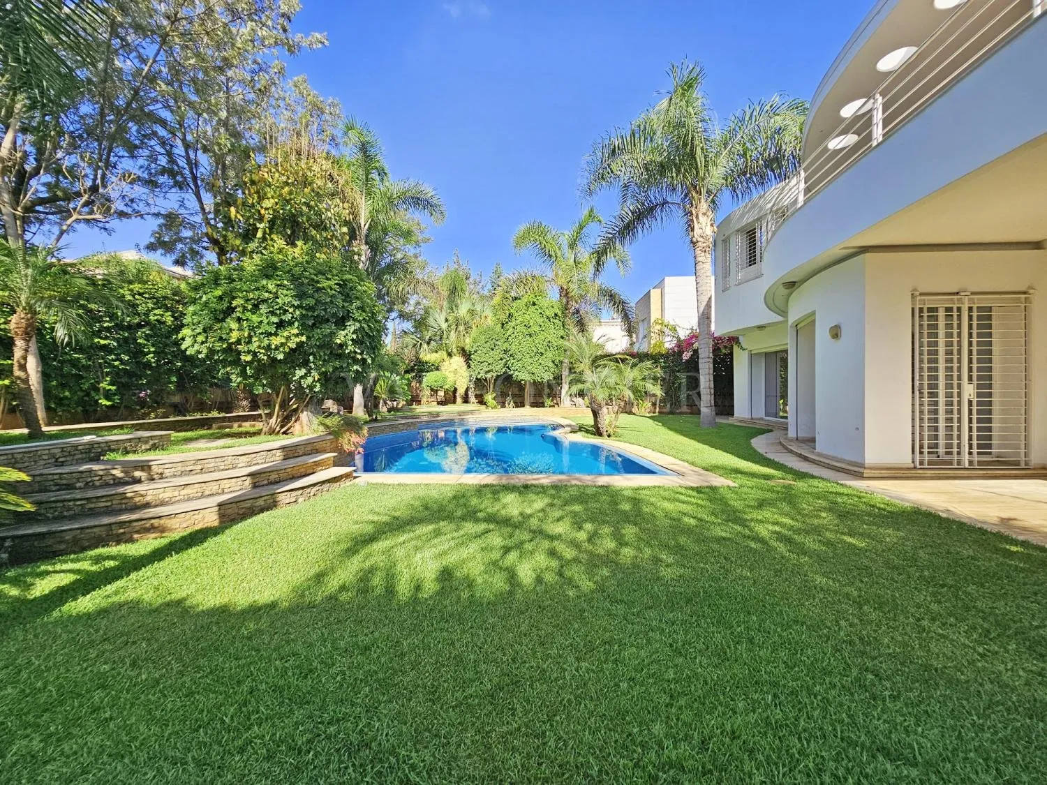 Location superbe villa 1000m2 4suites avec piscine Californie, Casablanca - الدار البيضاء (3)