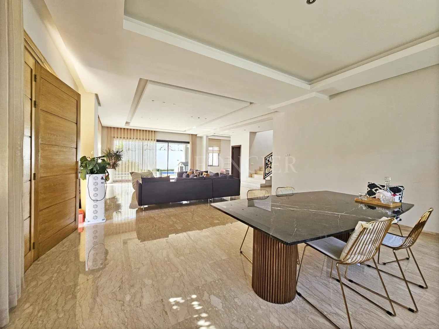 Location villa moderne 4suites avec piscine Ain Diab, Casablanca - الدار البيضاء (2)