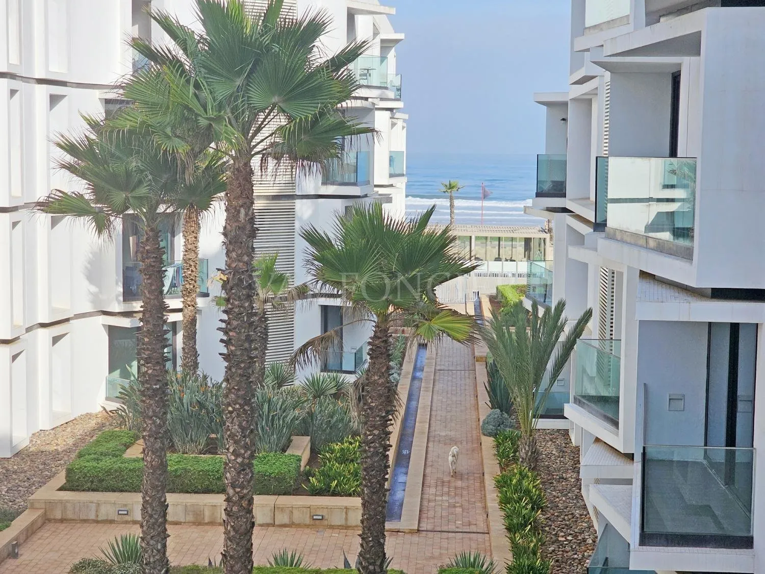 Location magnifique appartement 2chambres meublé vue mer à Anfaplace, Ain diab - الدار البيضاء (2)